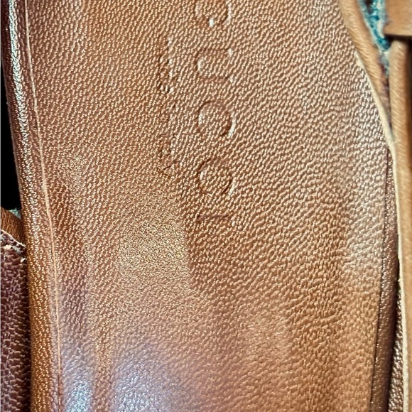 GUCCI-AUTHENTIC Horsebit Tassel Heels – Rustic Equestrian-Cowgirl Glam 5.5 - Picture 9 of 10